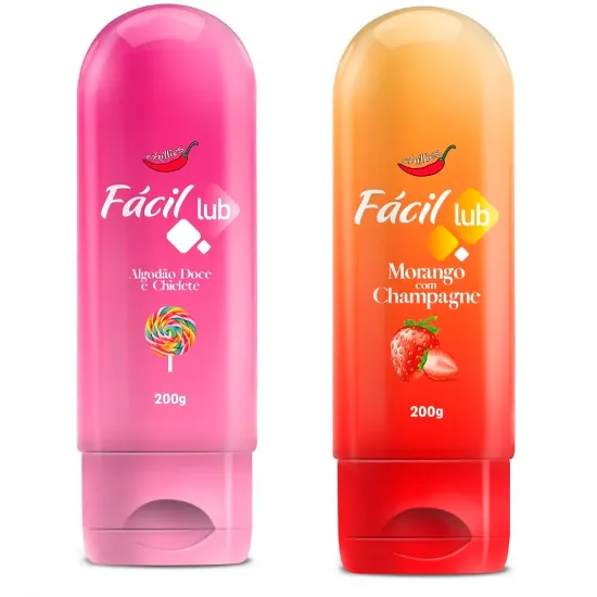 Fácil Lub Gel Lubrificante Corporal Aromático 200g - 32632