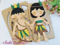 KIT19  Gabarito de Moldes  em MDF Coleção  Indígenas  - Foto 3