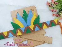 KIT19  Gabarito de Moldes  em MDF Coleção  Indígenas  - Foto 6