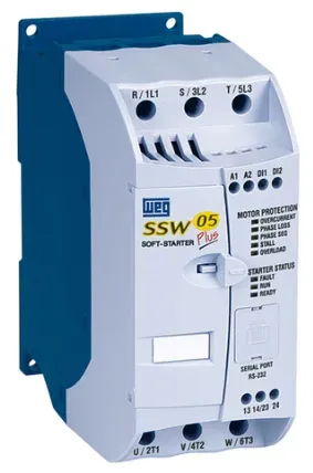 Chave de Partida Soft-Starter WEG SSW05 16A 5cv 220V /10cv 380V - 10413821