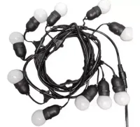 Festao com emenda 5 Metros com 10 Lampadas Led blindado aprova  dagua ( Varal De Luzes ) ( JOGO DE 10 LAMPADA ) ( KIT 10 LAMPADAS ) - Foto 8
