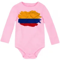 Body Bebê Infantil bandeira Colômbia america latina - Foto 8