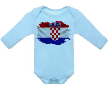 Body Bebê Infantil bandeira Croacia croatia - Foto 2