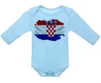 Body Bebê Infantil bandeira Croacia croatia - Foto 2