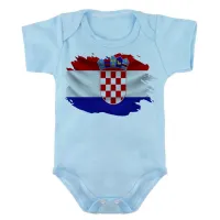 Body Bebê Infantil bandeira Croacia croatia - Foto 5