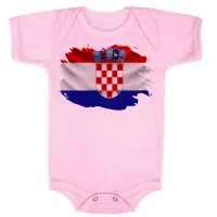 Body Bebê Infantil bandeira Croacia croatia - Foto 7