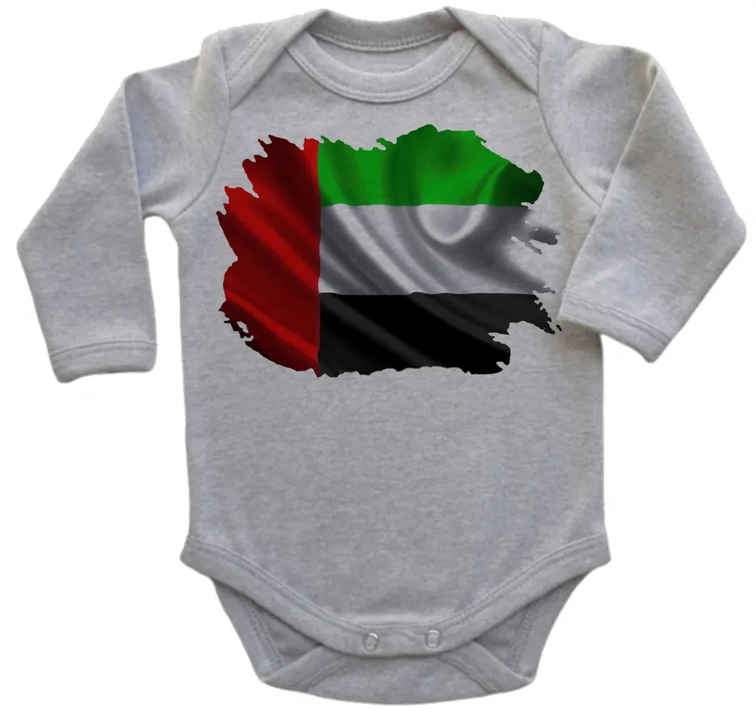 Body Bebê Infantil bandeira Emirados Árabes Unidos Imagem
