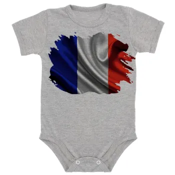 Body Bebê Infantil bandeira França europa - Foto 2