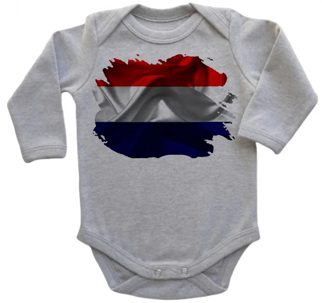 Body Bebê Infantil bandeira Holanda netherlands