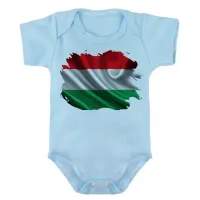 Body Bebê Infantil bandeira Hungria europa - Foto 3