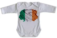 Body Bebê Infantil bandeira Irlanda reino unido - Foto 2