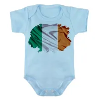 Body Bebê Infantil bandeira Irlanda reino unido - Foto 3