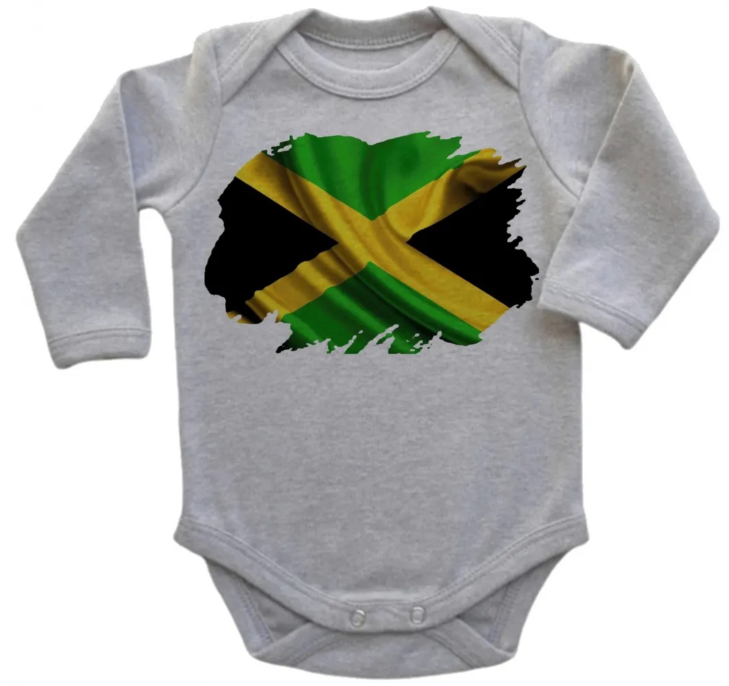 Body Bebê Infantil bandeira Jamaica marley Imagem