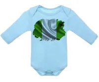Body Bebê Infantil bandeira Nigéria africa - Foto 3