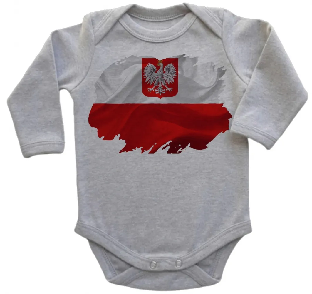 Body Bebê Infantil bandeira Polônia Europa Imagem