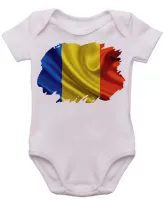 Body Bebê Infantil bandeira Romênia Europa - Foto 3
