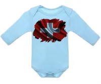 Body Bebê Infantil bandeira Suíça Europa - Foto 2