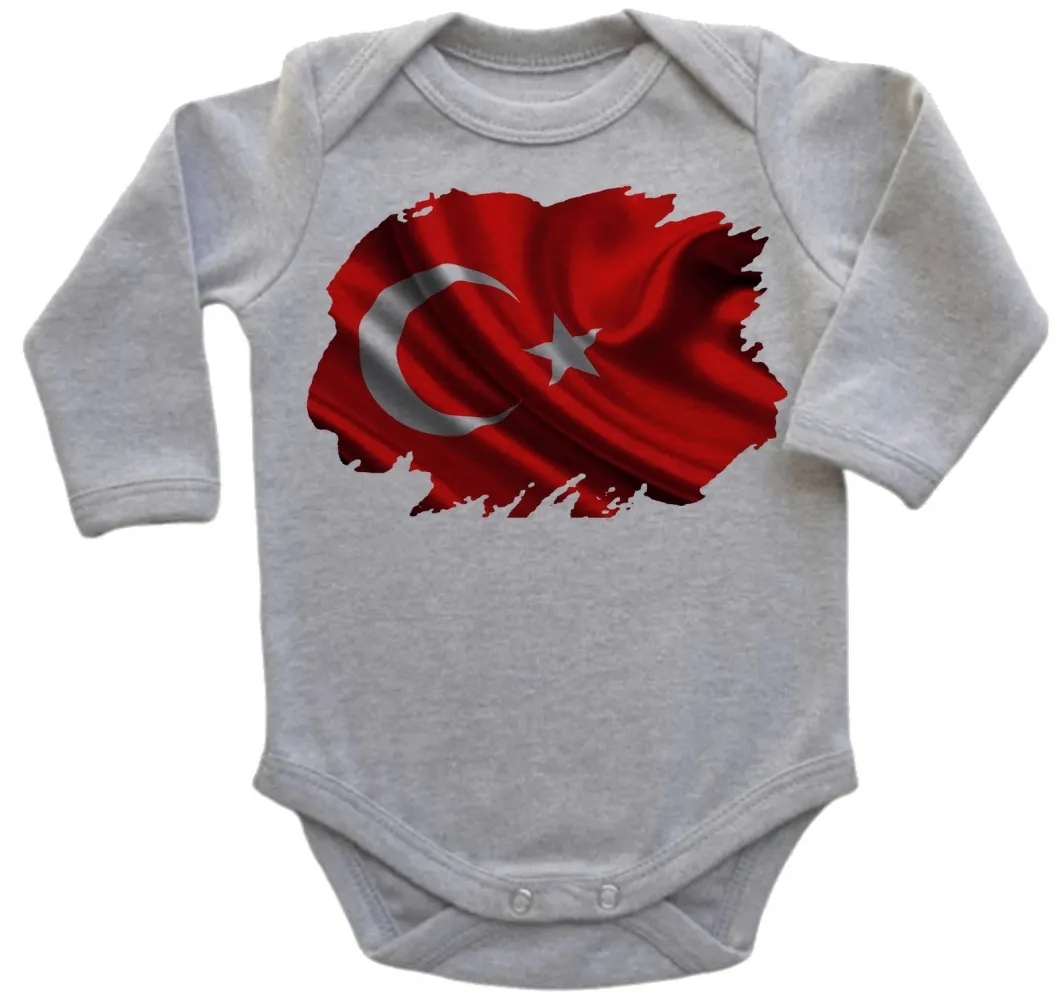 Body Bebê Infantil bandeira Turquia oriente médio Imagem