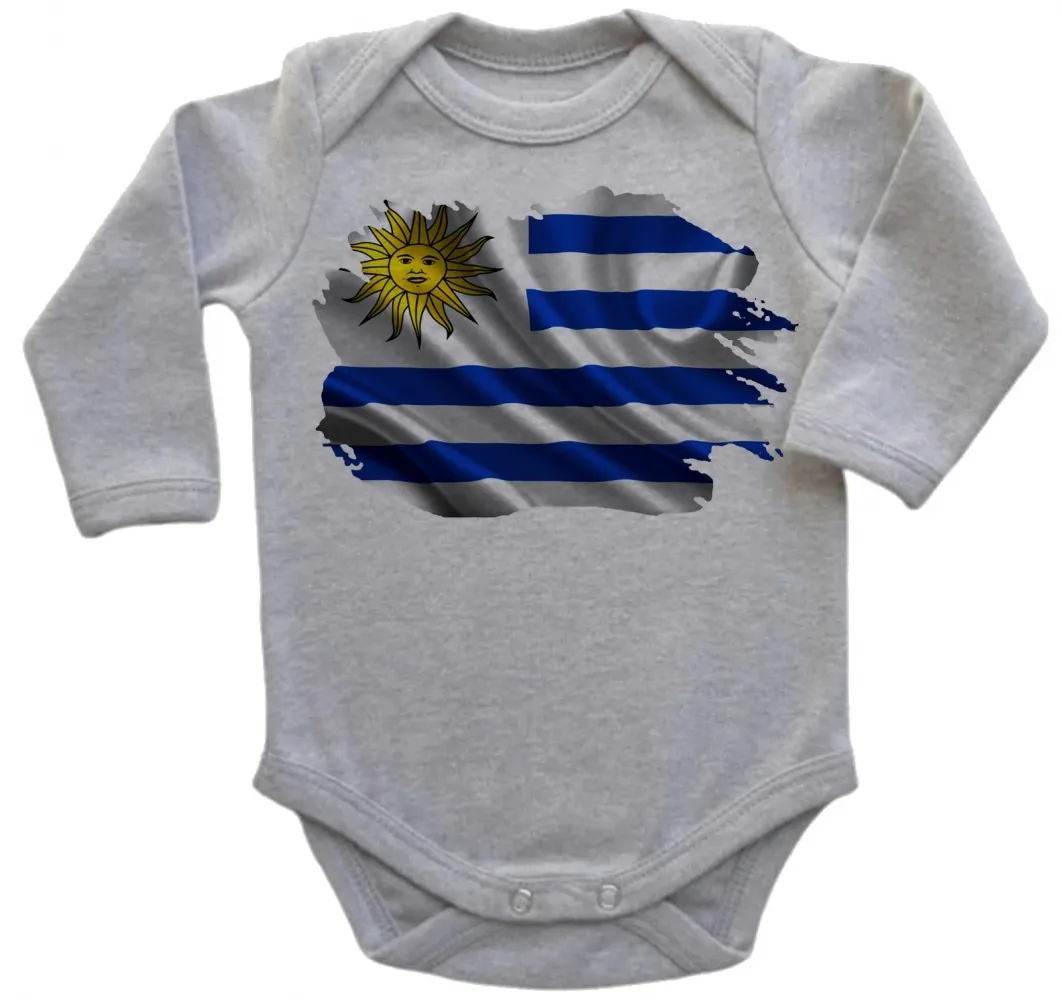 Body Bebê Infantil bandeira Uruguai america