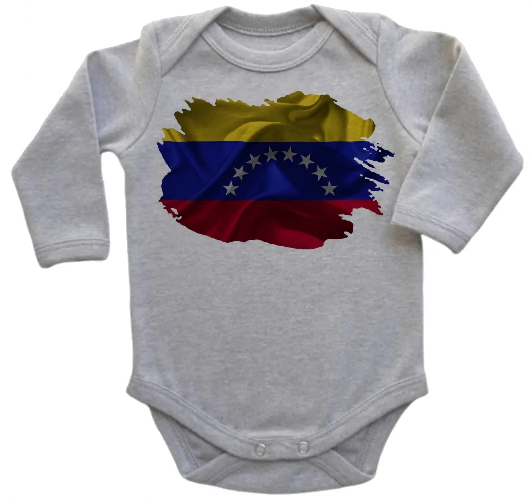 Body Bebê Infantil bandeira Venezuela Imagem