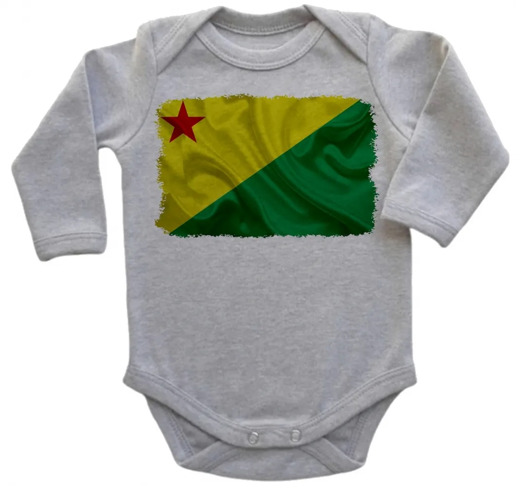 Body Bebê Infantil bandeira Estado Acre Imagem