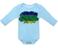 Body Bebê Infantil bandeira Estado Amapá - Foto 2