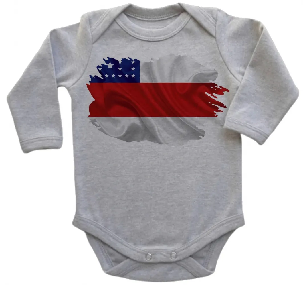 Body Bebê Infantil bandeira Estado Amazonas Imagem