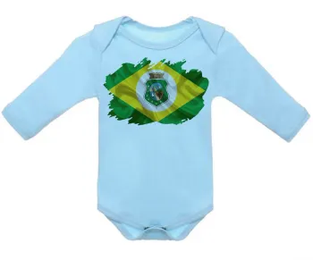 Body Bebê Infantil bandeira Estado Ceará - Foto 2