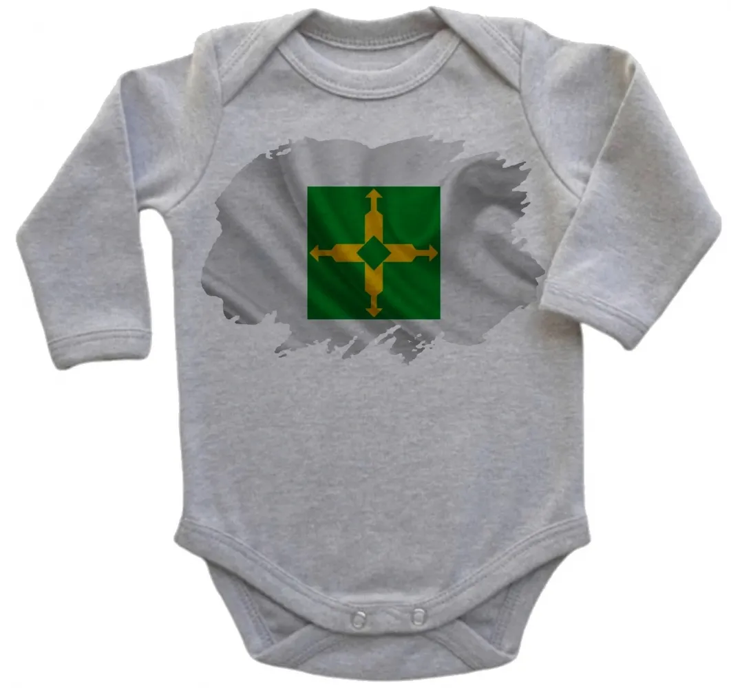 Body Bebê Infantil bandeira Esatdo distrito federal Imagem