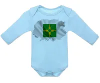 Body Bebê Infantil bandeira Esatdo distrito federal - Foto 2