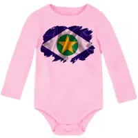 Body Bebê Infantil bandeira Estado mato grosso - Foto 4