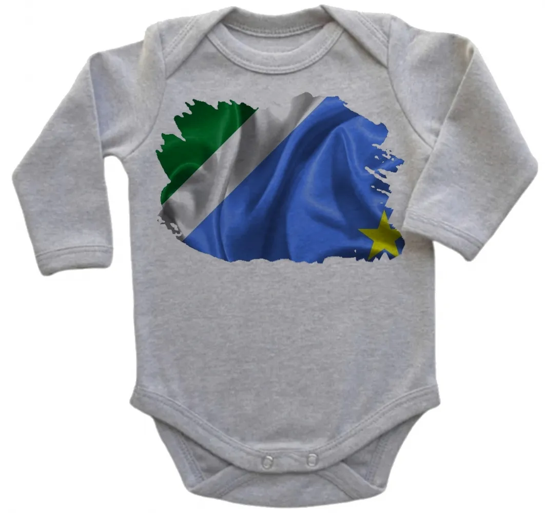 Body Bebê Infantil bandeira Estado Mato grosso sul Imagem