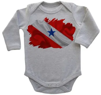 Body Bebê Infantil bandeira Estado Pará