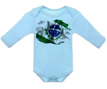 Body Bebê Infantil bandeira Estado Paraná - Foto 2