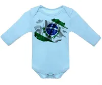 Body Bebê Infantil bandeira Estado Paraná - Foto 2
