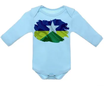 Body Bebê Infantil bandeira Estado Rondônia - Foto 2