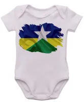 Body Bebê Infantil bandeira Estado Rondônia - Foto 3