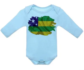 Body Bebê Infantil bandeira Estado Sergipe - Foto 2