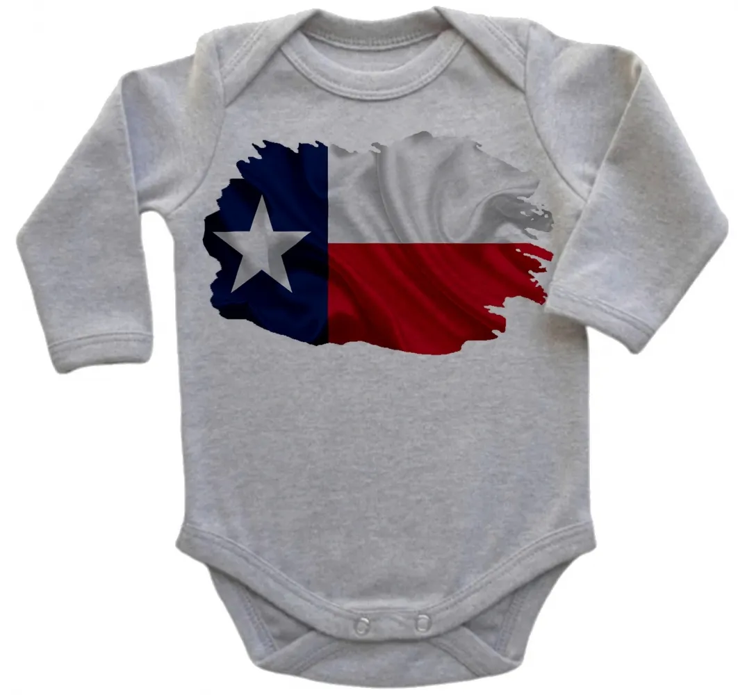 Body Bebê Infantil bandeira texas estados unidos