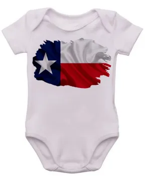 Body Bebê Infantil bandeira texas estados unidos - Foto 2