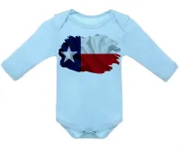 Body Bebê Infantil bandeira texas estados unidos - Foto 3