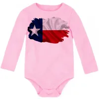 Body Bebê Infantil bandeira texas estados unidos - Foto 4