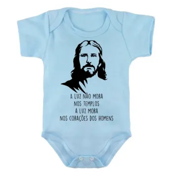 Body Bebê Infantil a luz Jesus Cristo Deus igreja - Foto 2