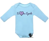 Body Bebê Infantil Eu amo ser Espírita Alan Kardec - Foto 2