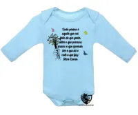 Body Bebê Infantil Frase Chico Xavier espirita cada pessoa - Foto 3