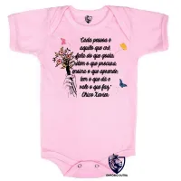 Body Bebê Infantil Frase Chico Xavier espirita cada pessoa - Foto 4