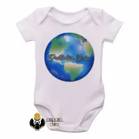 Body Bebê Infantil Gratidão Gaia Planeta Terra - Foto 3