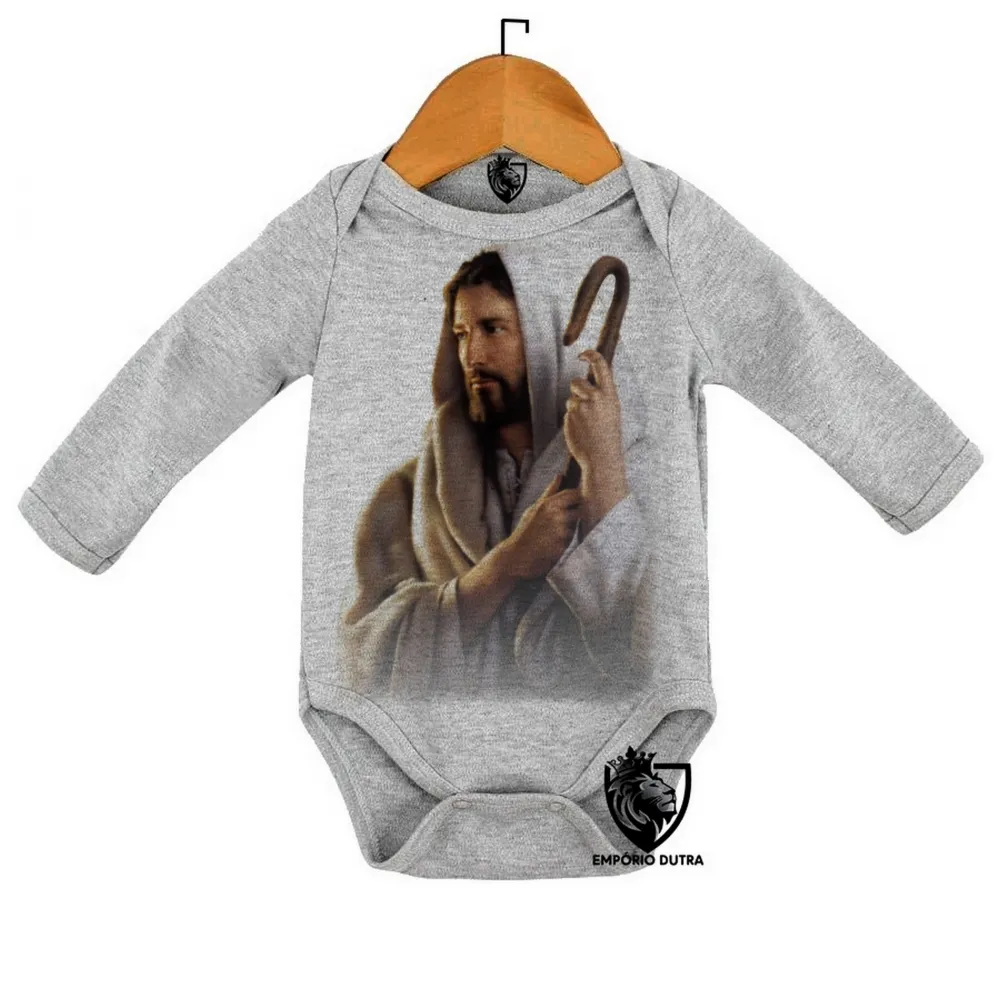 Body Bebê Infantil Jesus Cristo de Nazare DEUS