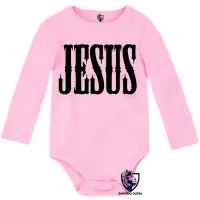 Body Bebê Infantil Jesus Cristo DEUS Cristão nosso Rei - Foto 4