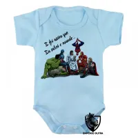 Body Bebê Infantil Jesus salvei o mundo Marvel - Foto 2